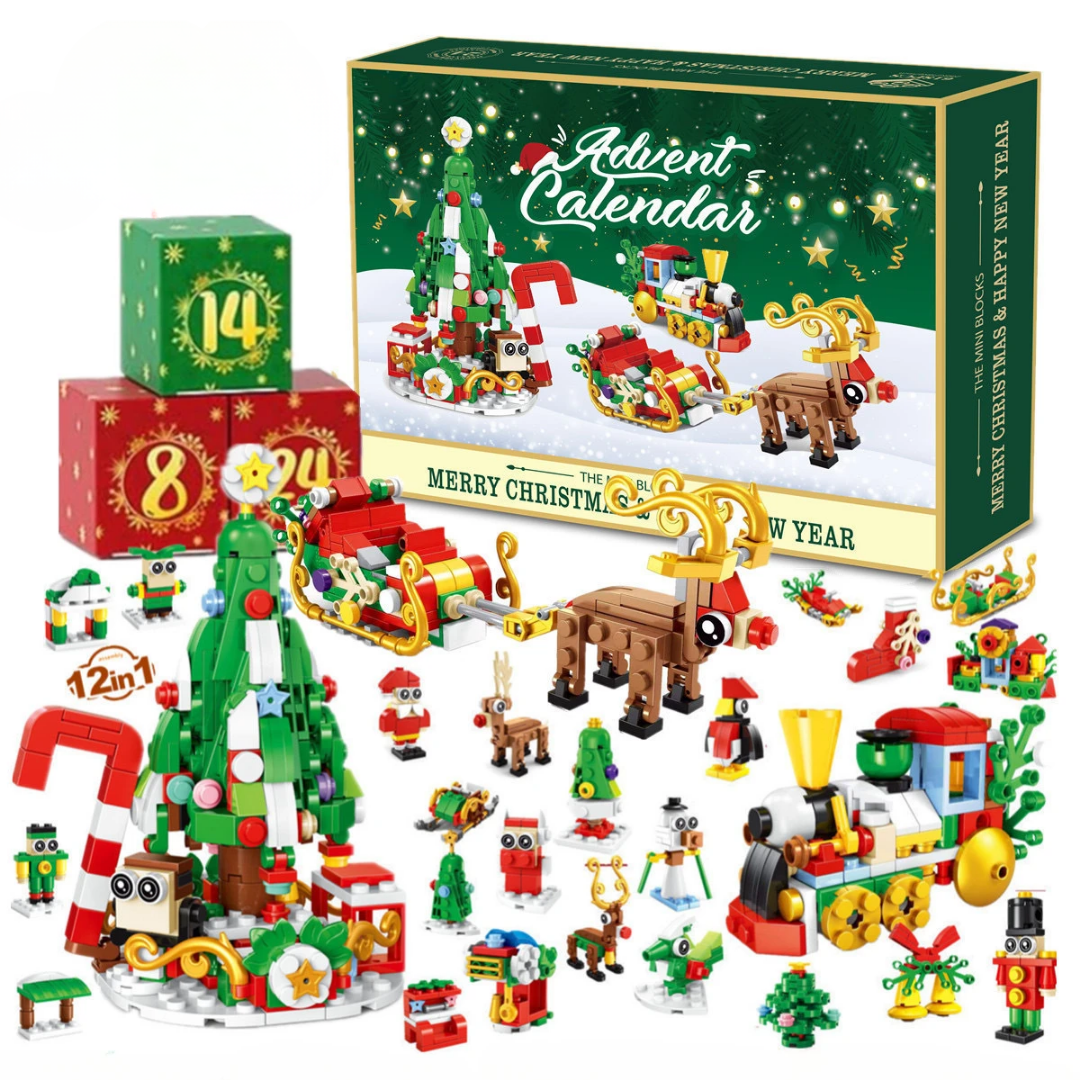 Calendario de Adviento de Bloques Navideños