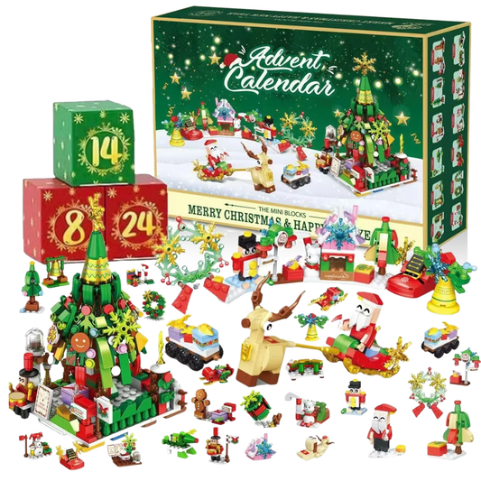 Calendario de Adviento de Bloques Navideños
